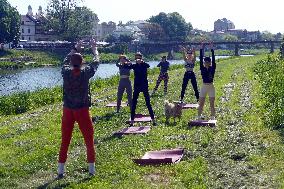 Pilates session in Uzhhorod