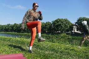 Pilates session in Uzhhorod