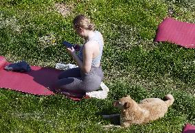Pilates session in Uzhhorod