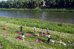 Pilates session in Uzhhorod