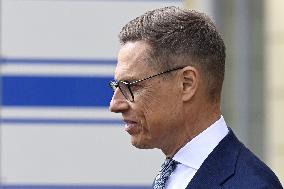 Prime Minister Luc Frieden visiting Finland