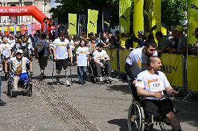 Veterans and UNBROKEN Center patients join Nova Poshta Lviv Half Marathon