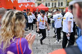 Veterans and UNBROKEN Center patients join Nova Poshta Lviv Half Marathon