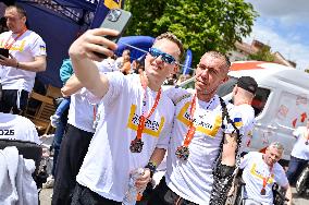 Veterans and UNBROKEN Center patients join Nova Poshta Lviv Half Marathon