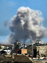 Massive Bombing in Beit Lahia - Gaza