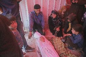 Funeral Of Child Martyr Hassan Munir Hamad - Gaza