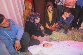 Funeral Of Child Martyr Hassan Munir Hamad - Gaza