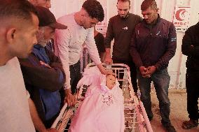 Funeral Of Child Martyr Hassan Munir Hamad - Gaza