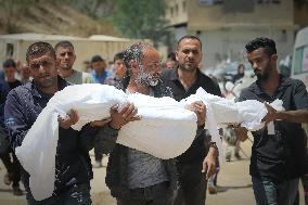 Funeral Of Child Martyr Hassan Munir Hamad - Gaza