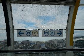 RER B Line Disrupted Due to SNCF Strike - Massy