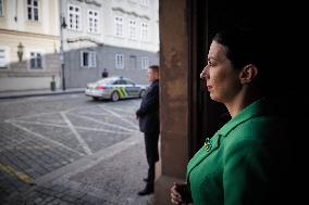 Volodymyr Zelensky Meets Czech Chamber Of Deputies