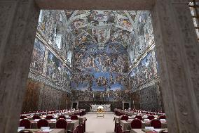 The Sistine Chapel Is Ready For The Conclave - Vatican