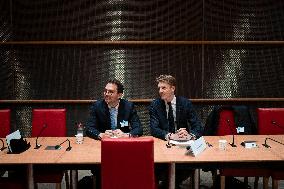 Arnaud Rerolle at French National Assembly - Paris