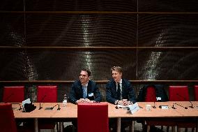 Arnaud Rerolle at French National Assembly - Paris