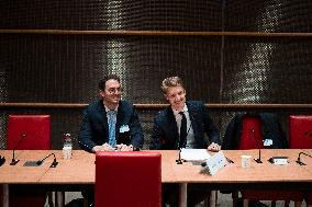Arnaud Rerolle at French National Assembly - Paris