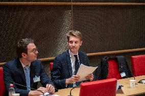 Arnaud Rerolle at French National Assembly - Paris
