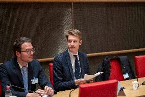Arnaud Rerolle at French National Assembly - Paris