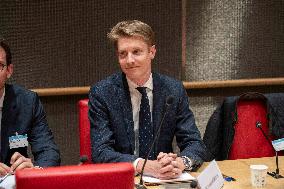 Arnaud Rerolle at French National Assembly - Paris