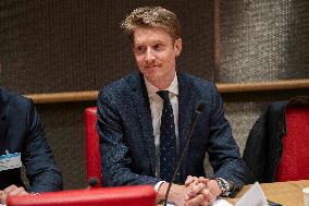 Arnaud Rerolle at French National Assembly - Paris