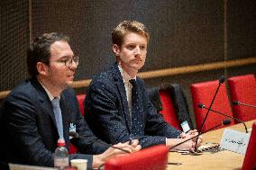 Arnaud Rerolle at French National Assembly - Paris
