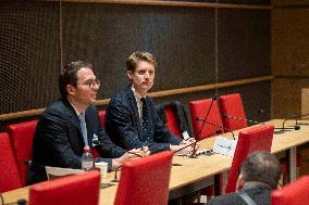 Arnaud Rerolle at French National Assembly - Paris