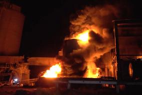 Israeli Airstrike In Hodeidah - Yemen
