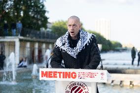 Melenchon Rallies Against Dissolution Threats - Paris