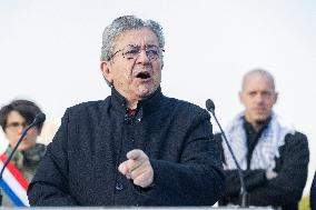 Melenchon Rallies Against Dissolution Threats - Paris