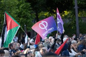 Melenchon Rallies Against Dissolution Threats - Paris