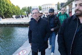 Melenchon Rallies Against Dissolution Threats - Paris
