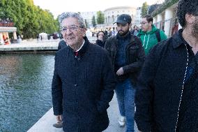 Melenchon Rallies Against Dissolution Threats - Paris