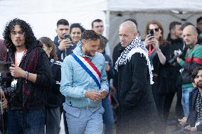 Melenchon Rallies Against Dissolution Threats - Paris