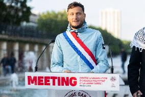 Melenchon Rallies Against Dissolution Threats - Paris