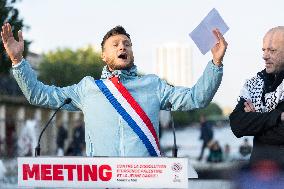 Melenchon Rallies Against Dissolution Threats - Paris