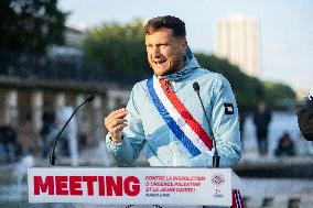 Melenchon Rallies Against Dissolution Threats - Paris