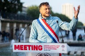 Melenchon Rallies Against Dissolution Threats - Paris