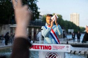 Melenchon Rallies Against Dissolution Threats - Paris