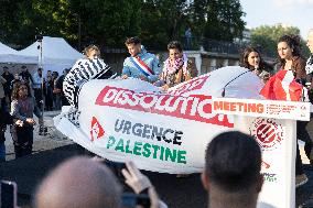 Melenchon Rallies Against Dissolution Threats - Paris