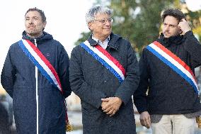 Melenchon Rallies Against Dissolution Threats - Paris