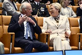 SWEDEN STATE VISIT FROM ICELAND KAROLINSKA