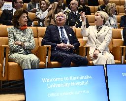 SWEDEN STATE VISIT FROM ICELAND KAROLINSKA