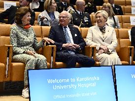 SWEDEN STATE VISIT FROM ICELAND KAROLINSKA