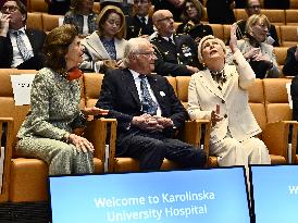 SWEDEN STATE VISIT FROM ICELAND KAROLINSKA