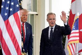 Mark Carney Meets Donald Trump - Washington