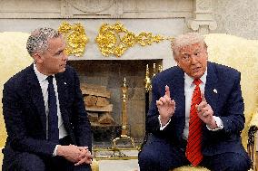 Mark Carney Meets Donald Trump - Washington