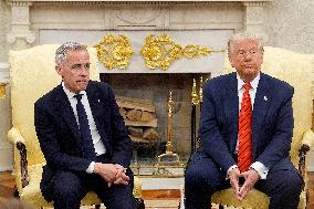 Mark Carney Meets Donald Trump - Washington