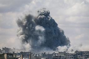 Gaza City Under Israeli Airstrikes - Gaza