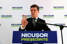 Nicusor Dan Presidential Candidate in Bucharest Elections - Romania