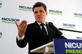 Nicusor Dan Presidential Candidate in Bucharest Elections - Romania