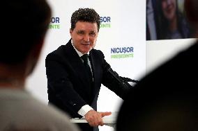 Nicusor Dan Presidential Candidate in Bucharest Elections - Romania